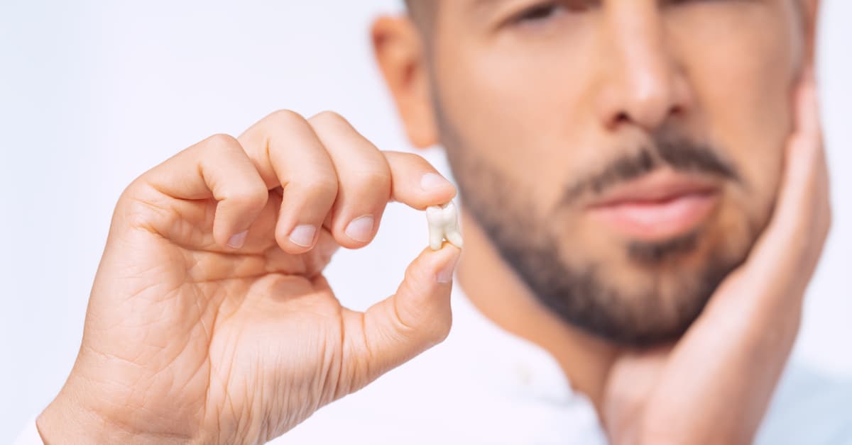 Granulation tissue after wisdom tooth extraction