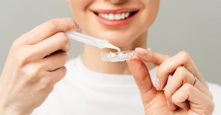 Professional pregnancy-safe teeth whitening